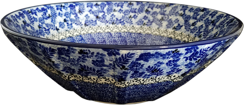 Boleslawiec Polish Pottery Large Serving Bowl CA 1976