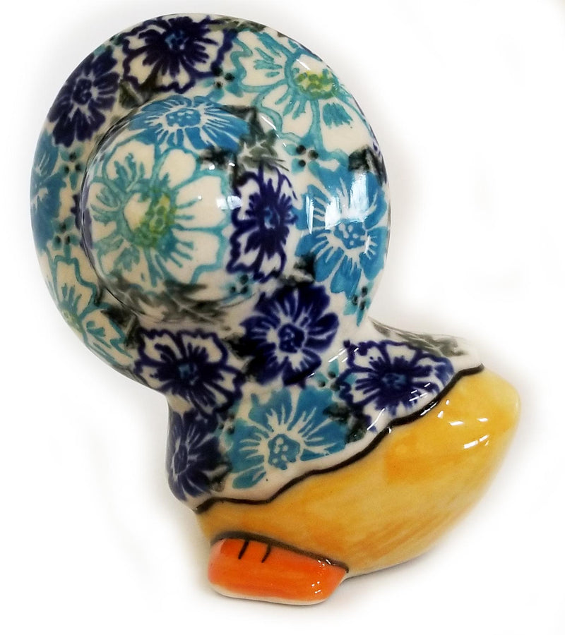 Boleslawiec Polish Pottery UNIKAT Easter Duckling Decoration "April"