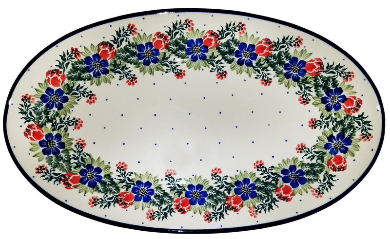 Boleslawiec Polish Pottery Medium Serving Platter 1535