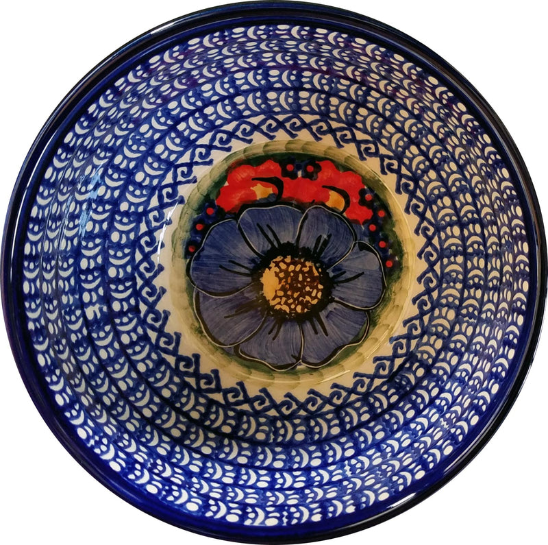 Boleslawiec Polish Pottery UNIKAT Cereal or Chili Serving Bowl "Isabelle"