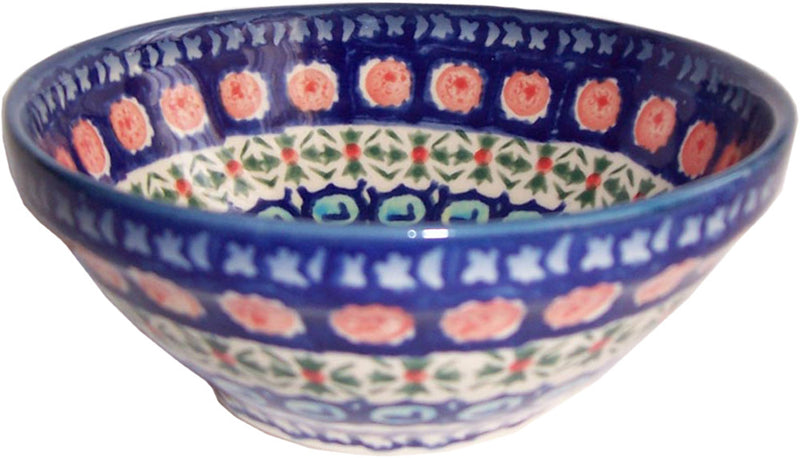 Boleslawiec Polish Pottery UNIKAT Ice Cream or Condiment Bowl "Patricia"