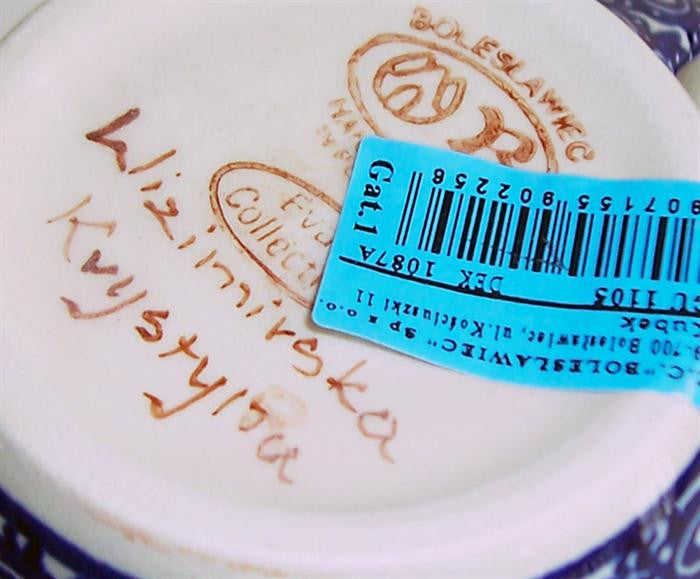 Boleslawiec Polish Pottery UNIKAT Coffee or Tea Mug "Martina"