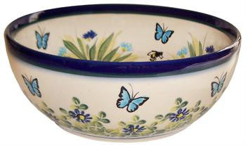 Polish Pottery Cereal or Chili BowlSerenity