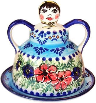 Polish Pottery Cheese LadyVeronica