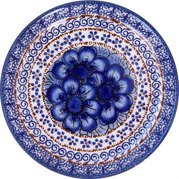 Breakfast or Dessert PlateBlue Garden