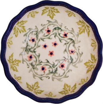 Polish Pottery Scalloped Ice Cream BowlVermont