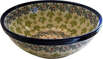 Polish Pottery 9.5 Serving or Mixing BowlVermont