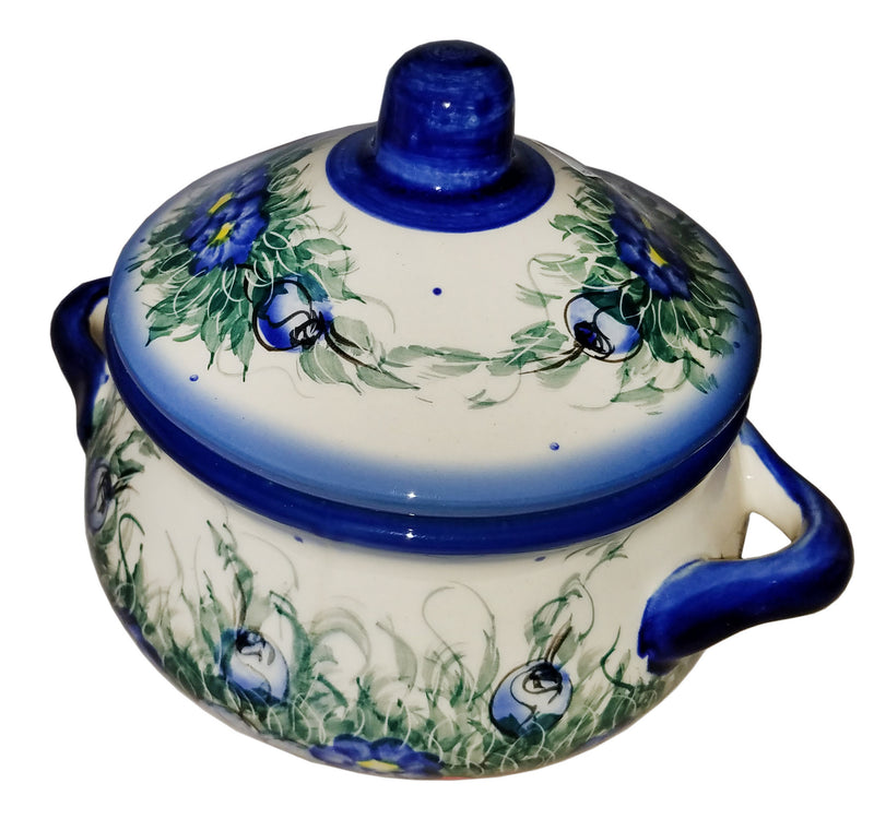 Boleslawiec Polish Pottery Stoneware UNIKAT Container or Baker "Wild Filed"