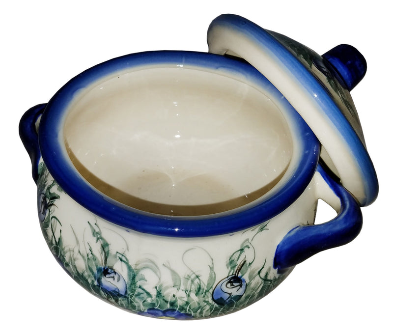 Boleslawiec Polish Pottery Stoneware UNIKAT Container or Baker "Wild Filed"