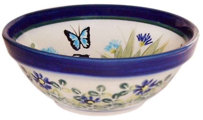 Boleslawiec Polish Pottery UNIKAT Ice Cream or Condiment Bowl "Serenity"