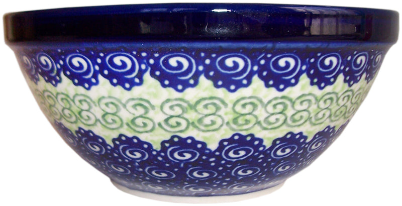 Boleslawiec Polish Pottery UNIKAT Cereal or Chili Serving Bowl "Alex"