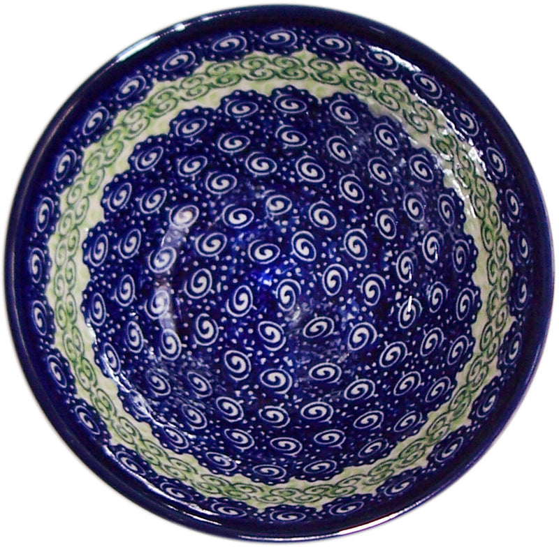Boleslawiec Polish Pottery UNIKAT Cereal or Chili Serving Bowl "Alex"