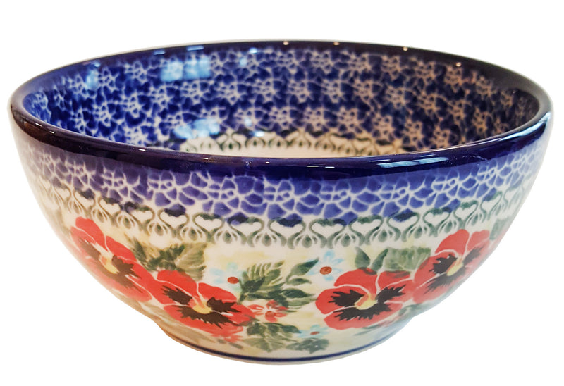 Boleslawiec Polish Pottery UNIKAT Cereal bowl Chili Bowl "Summer Day"