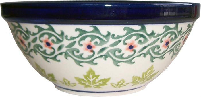 Boleslawiec Polish Pottery UNIKAT Cereal or Chili Serving Bowl "Vermont"