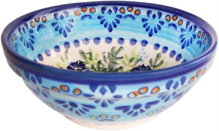 Boleslawiec Polish Pottery UNIKAT Ice Cream or Condiment Bowl "Veronica"