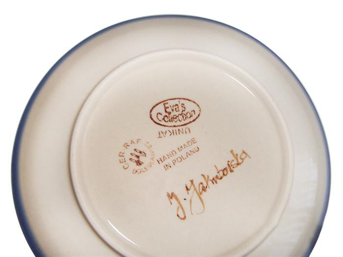 Boleslawiec Polish Pottery UNIKAT 7.5" Breakfast or Dessert Plate "Serenity"