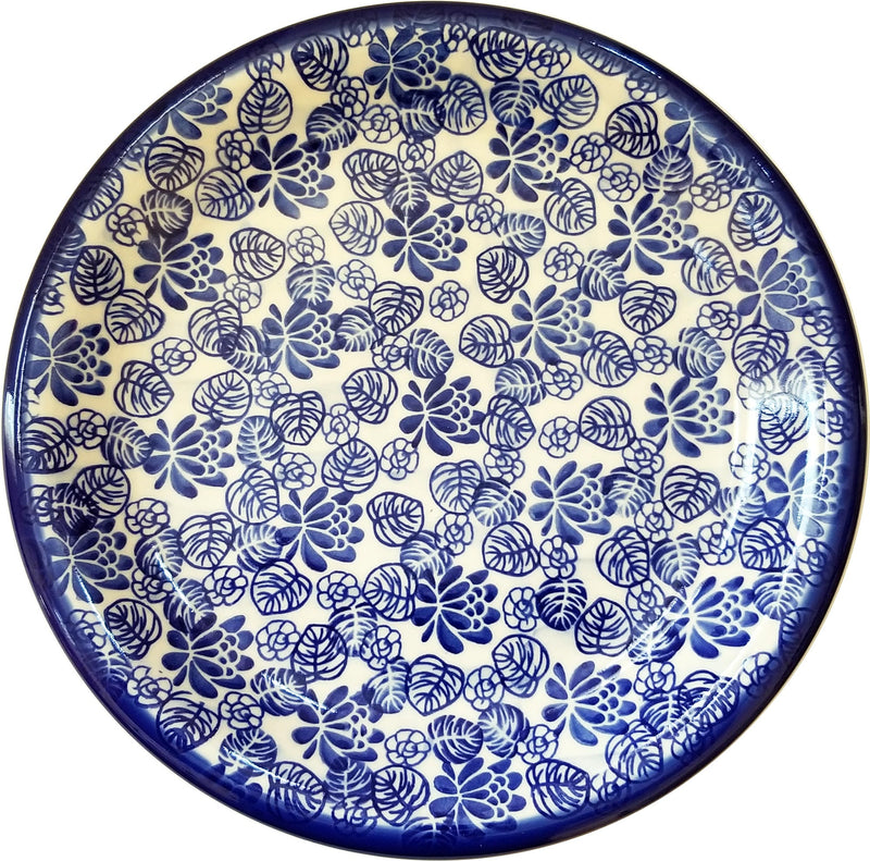 Boleslawiec Polish Pottery 10.5" Dinner Plate Unikat "Madeline" by Eva&