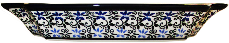 Boleslawiec Polish Pottery Large Fancy Platter "Martina"