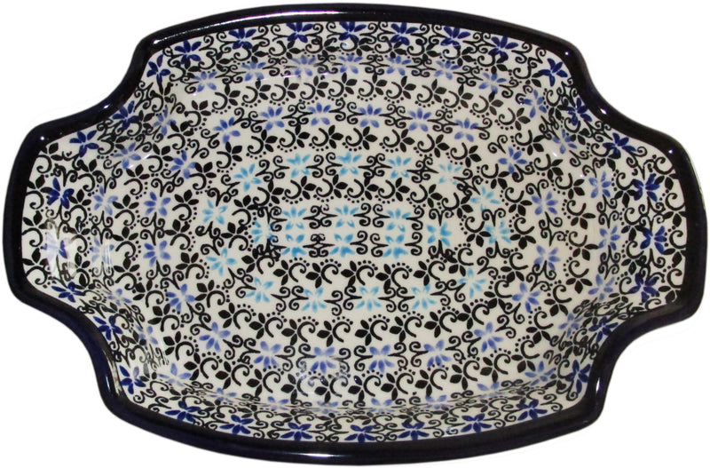 Boleslawiec Polish Pottery Large Fancy Platter "Martina"