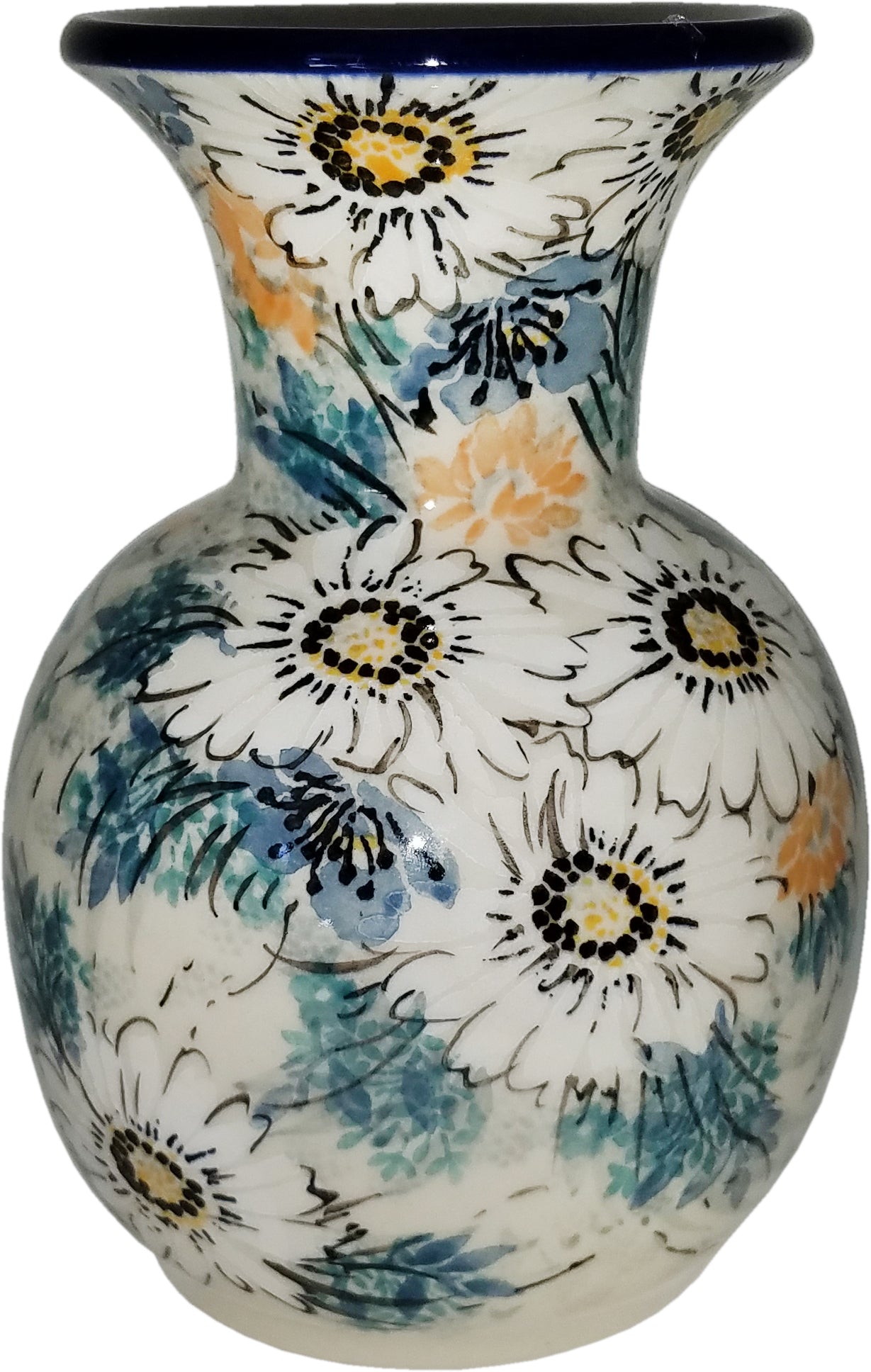Boleslawiec Polish Pottery Ceramika Artystyczna UNIKAT 4844 Flower Vas –  Home of Polish Pottery