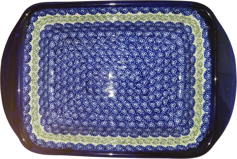 Boleslawiec Polish Pottery UNIKAT Lasagna Baker "Alex"