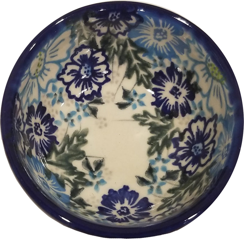 Boleslawiec Polish Pottery UNIKAT 3.5" Mini Bowl "April"