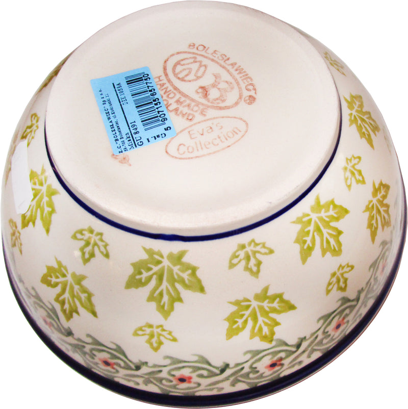 Boleslawiec Polish Pottery UNIKAT Pasta, Soup or Serving Bowl "Vermont"
