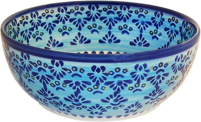 Boleslawiec Polish Pottery UNIKAT Pasta or Soup Serving Bowl "Veronica"