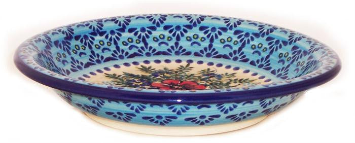 Boleslawiec Polish Pottery UNIKAT Soup or Pasta Plate "Veronica"