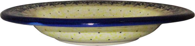 Boleslawiec Polish Pottery UNIKAT Soup or Pasta Plate "Lace"