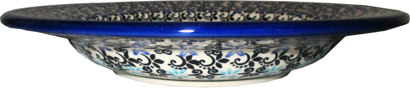 Boleslawiec Polish Pottery UNIKAT Soup or Pasta Plate "Martina"