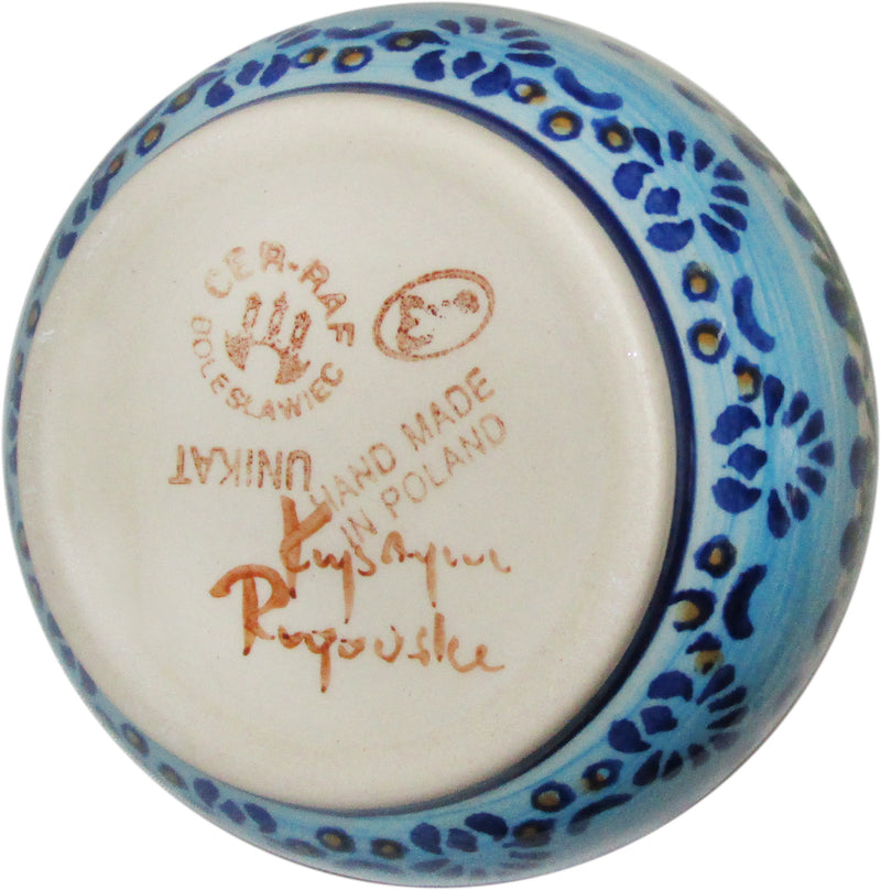 Boleslawiec Polish Pottery UNIKAT Sugar Bowl "Veronica"