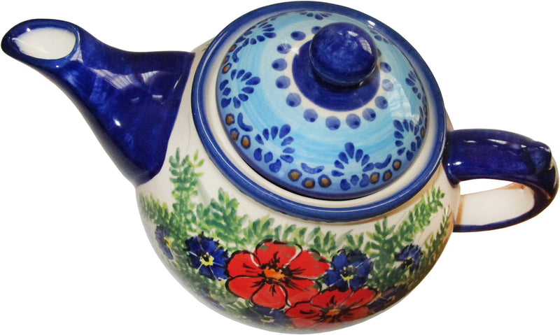 Boleslawiec Stoneware Polish Pottery UNIKAT Teapot or Coffee Pot "Veronica"