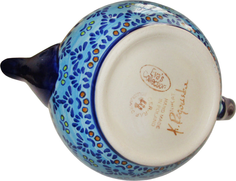 Boleslawiec Stoneware Polish Pottery UNIKAT Teapot or Coffee Pot "Veronica"
