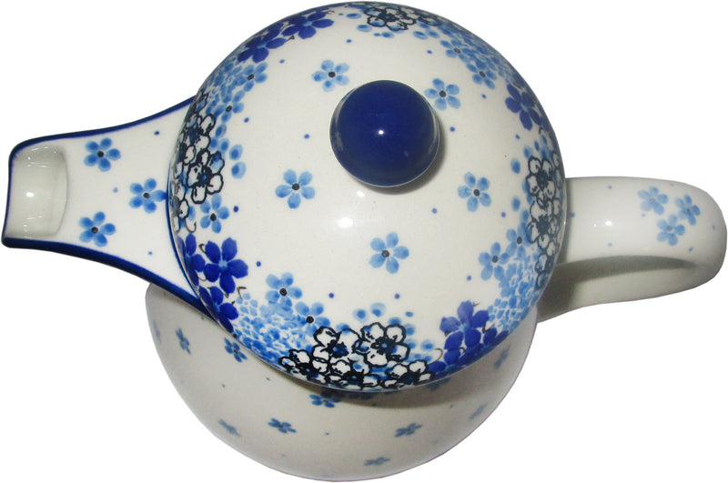 Boleslawiec Stoneware Polish Pottery UNIKAT Teapot Coffee Pot CAU4657