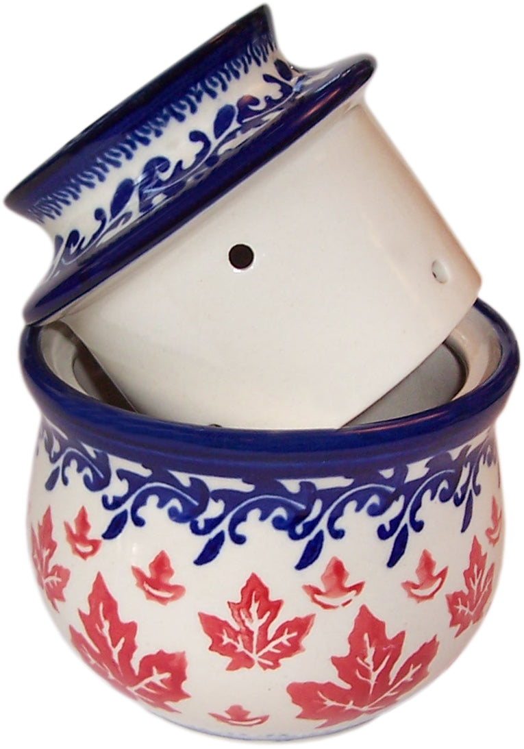 Boleslawiec Polish Pottery French Butter Dish