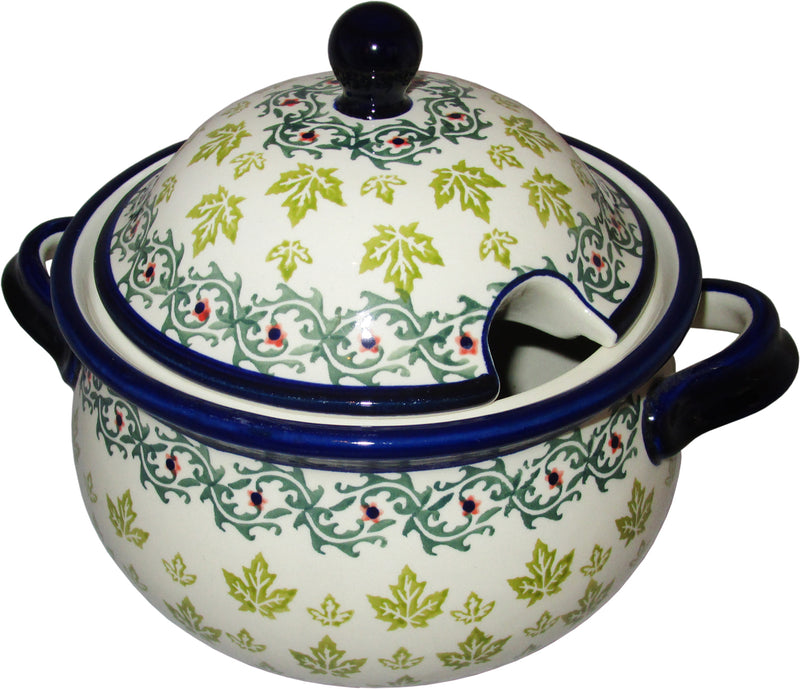 Boleslawiec Polish Pottery UNIKAT Soup Tureen or Baker 5L "Vermont"
