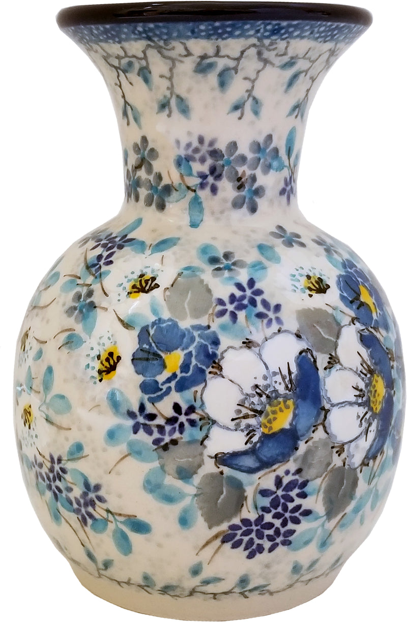 Boleslawiec Polish Pottery Ceramika Artystyczna UNIKAT 4848 Flower Vase
