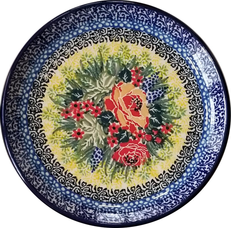 Boleslawiec Polish Pottery Ceramika Artystyczna Unikat 4779 8" Salad / Dessert Plate