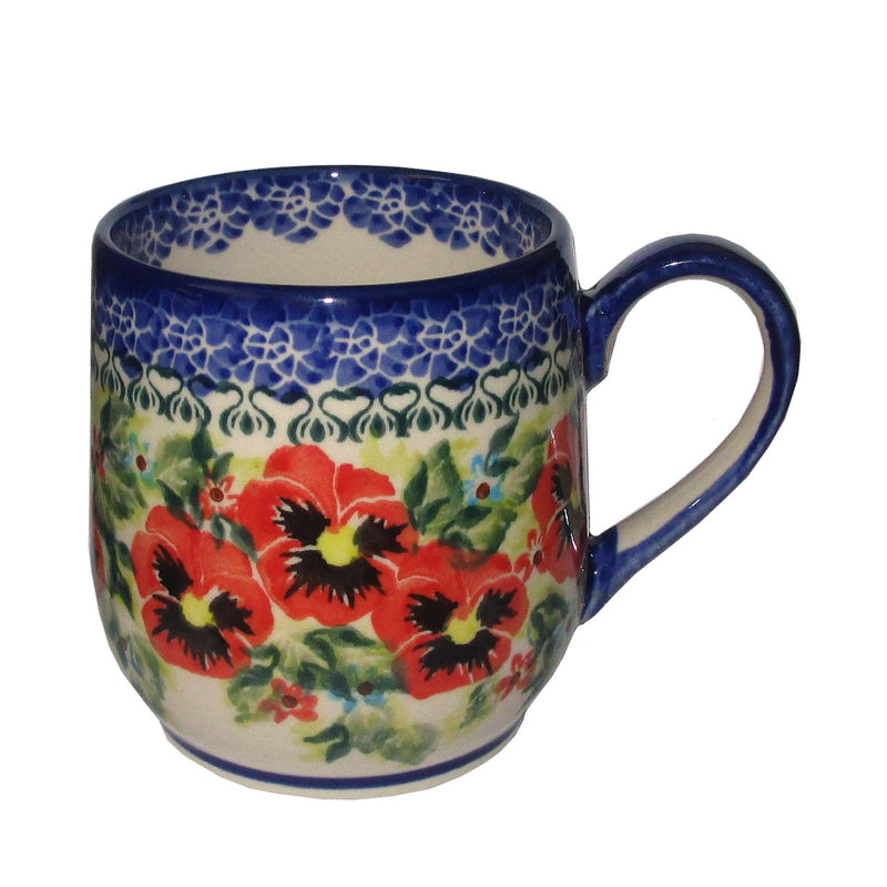Boleslawiec Polish Pottery UNIKAT Coffee or Tea Ladies Mug 10 oz "Summer Day"