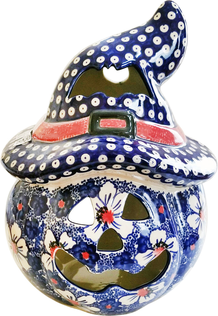 Boleslawiec Polish Pottery Pumpkin Statuette