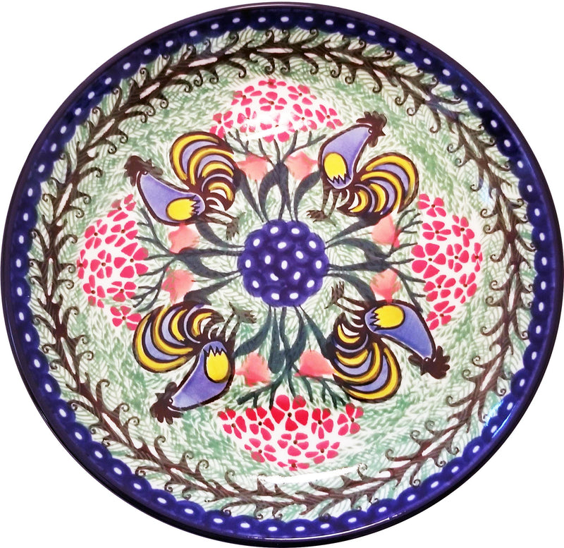 Boleslawiec Polish Pottery Ceramika Artystyczna Unikat 2702 8" Salad / Dessert Plate