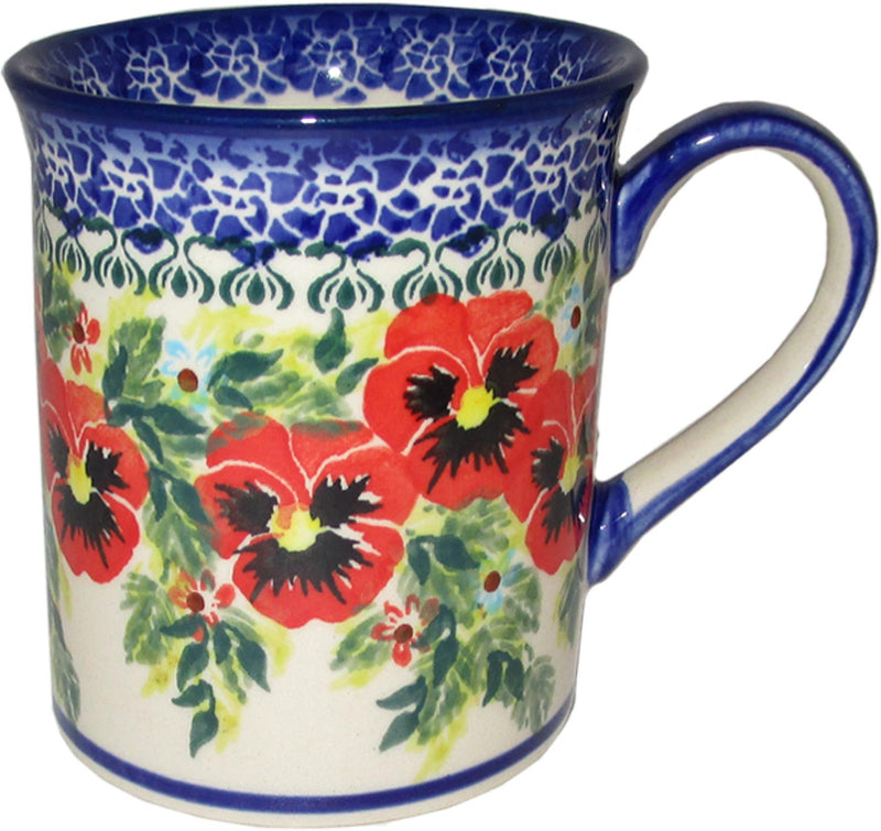Boleslawiec Polish Pottery UNIKAT 8 oz Coffee or Tea Mug "Summer Day"