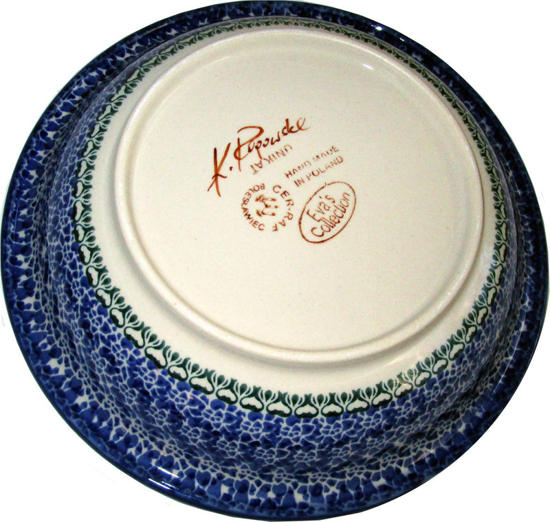 Boleslawiec Polish Pottery UNIKAT Soup or Pasta Plate "Summer Day"