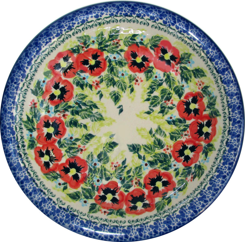 Boleslawiec Polish Pottery UNIKAT Soup or Pasta Plate "Summer Day"