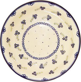 Polish Pottery Soup or Pasta PlateForget-Me-Not
