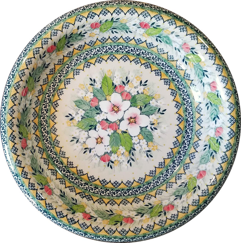 Boleslawiec Polish Pottery UNIKAT Large Serving Bowl 4812