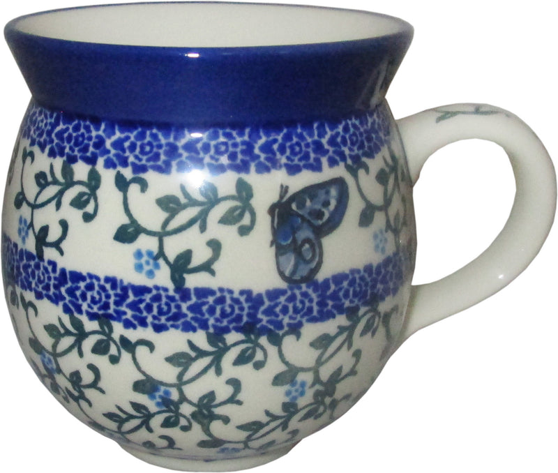 Boleslawiec Polish Pottery 12 oz Coffee or Tea Bubble Mug Ceramika Artystyczna 1934
