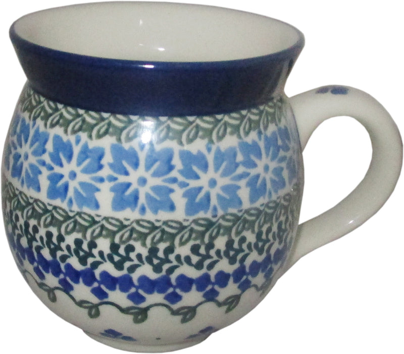 Boleslawiec Polish Pottery 12 oz Coffee Cup or Tea Bubble Mug Ceramika Artystyczna 885