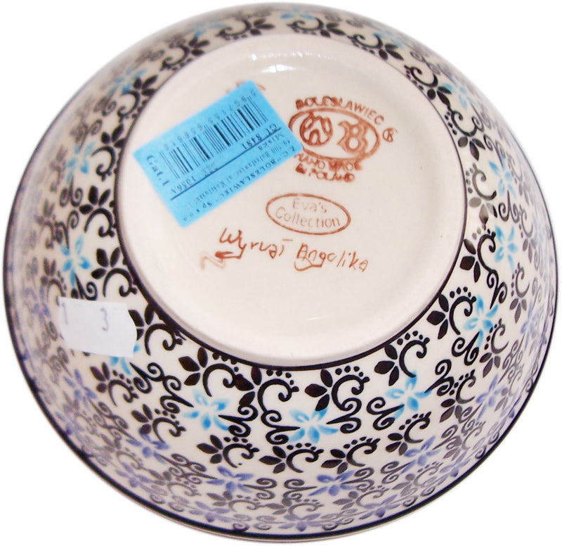 Boleslawiec Polish Pottery UNIKAT Cereal or Chili Serving Bowl "Martina"